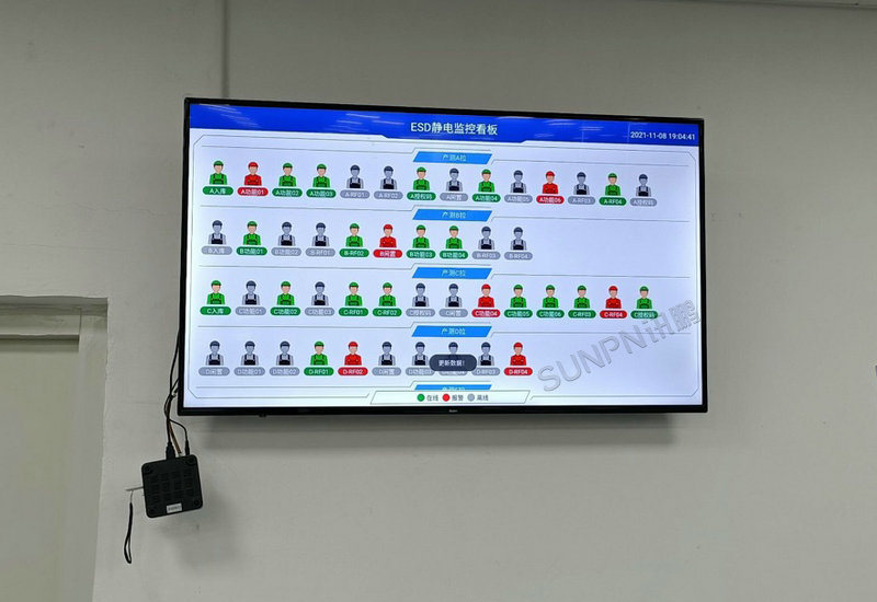 东莞漫步者ESD防静电监控系统案例