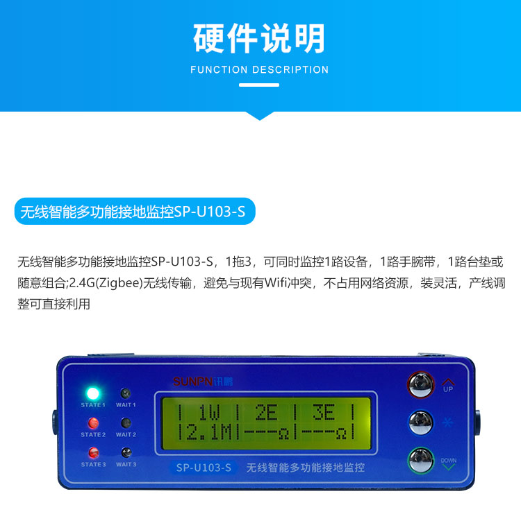 ESD系统智能静电监控仪