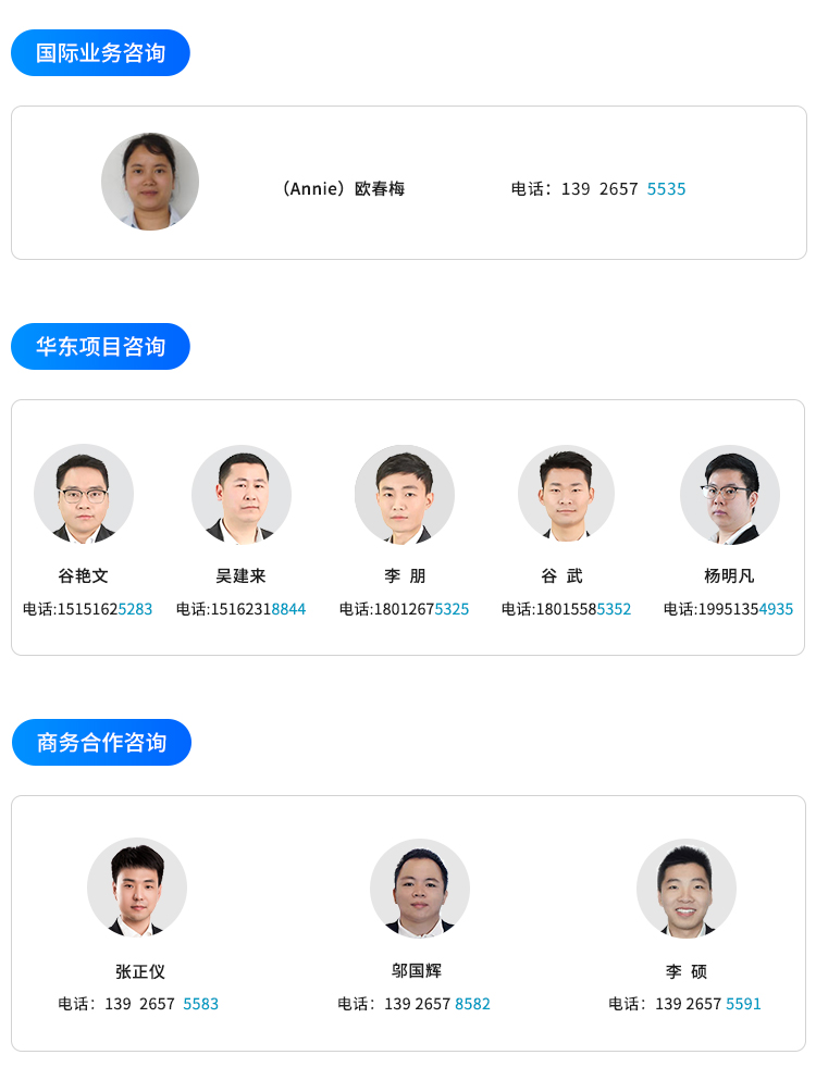 国际、华东项目和商务合作咨询