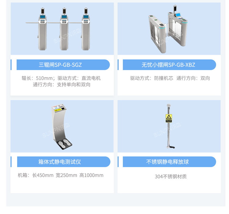防静电监控闸机