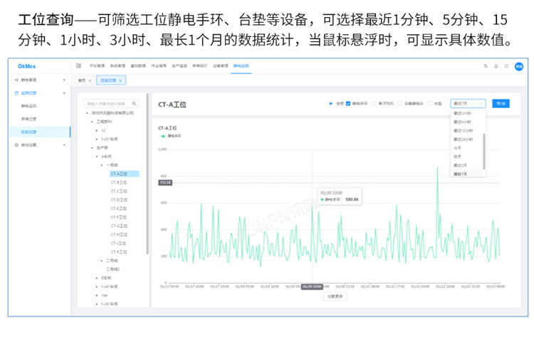 防静电监控软件介绍