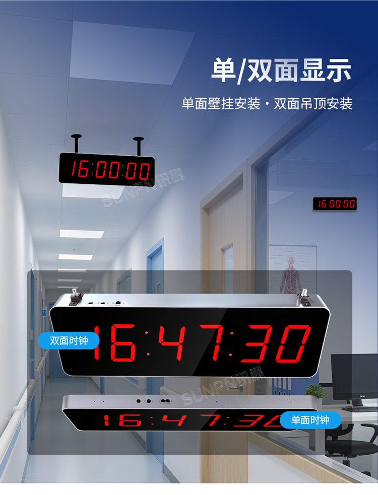 NTP网络时钟-单双面显示