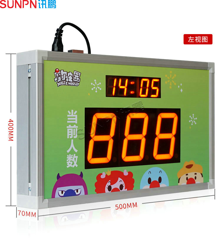 人数统计显示屏介绍