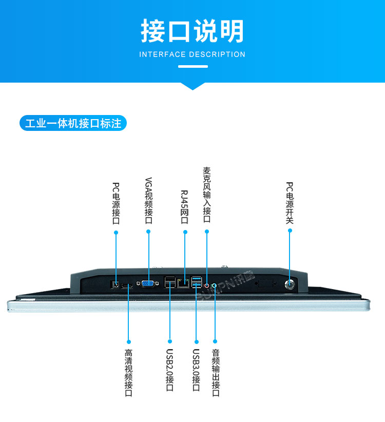 电容触控一体机-接口说明 电容触控一体机-接口说明