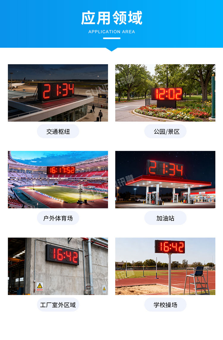户外时钟应用场景 户外时钟应用场景