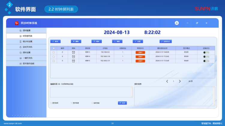 NTP网络同步时钟系统-软件介绍 NTP网络同步时钟系统-软件介绍