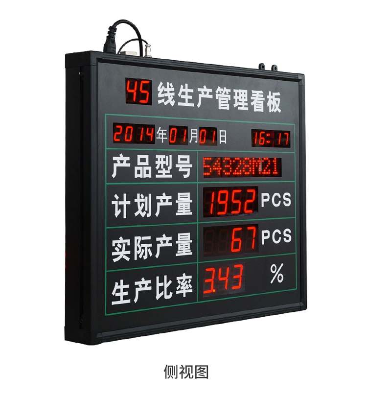 LED车间生产管理看板-产品实拍 LED车间生产管理看板-产品实拍