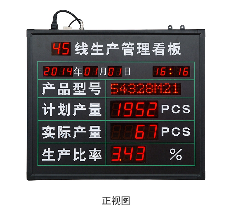 LED车间生产管理看板-产品实拍 LED车间生产管理看板-产品实拍