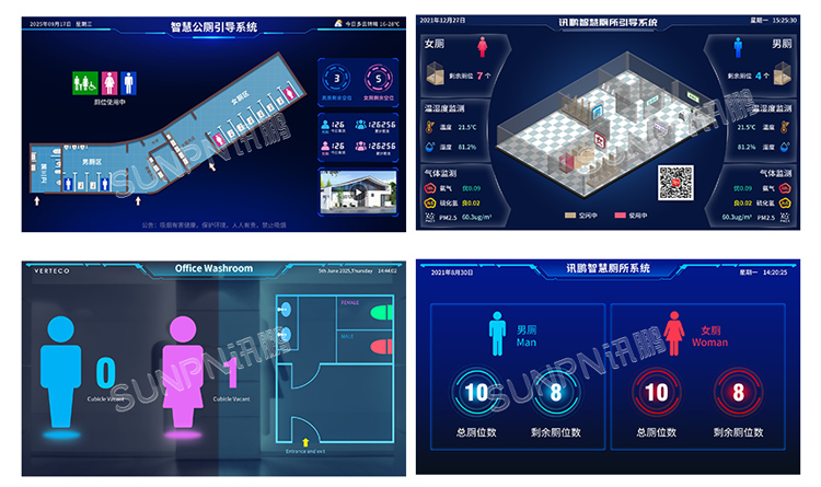 智慧厕所引导系统-软件界面参考 智慧厕所引导系统-软件界面参考