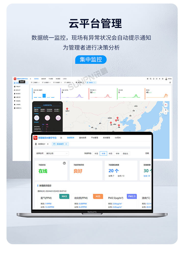 智慧公厕系统-云平台管理