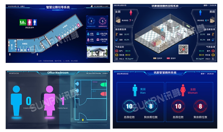智慧公厕系统软件界面参考