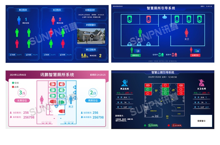智慧公厕系统软件界面参考
